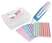 Complete stickerset van Tellimero met kleurrijke stickers en een handige opbergdoos.