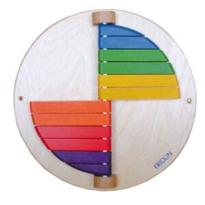 Activiteiten Wand Vouwspel met kleurrijke beweegbare delen voor spelenderwijs leren van vormen en logisch denken.