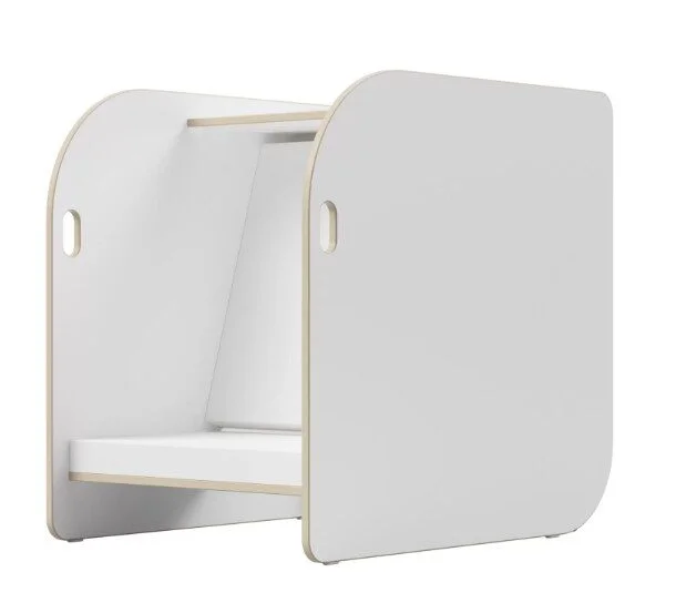 Stijlvol zitelement van de QUIET PLEASE Tandem, ontworpen voor privacy en geconcentreerd werken in kleine groepen.