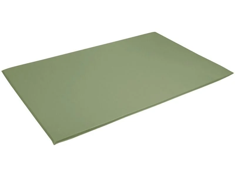 Comfortabel, hygiënisch commode mat in groen, met stevige schuimvulling voor een zachte ondergrond tijdens het verschonen.