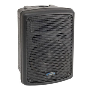 Compra Speaker in zwart met gaasfront, ontworpen voor briljant stereogeluid met de Compra SoundBox 9995.